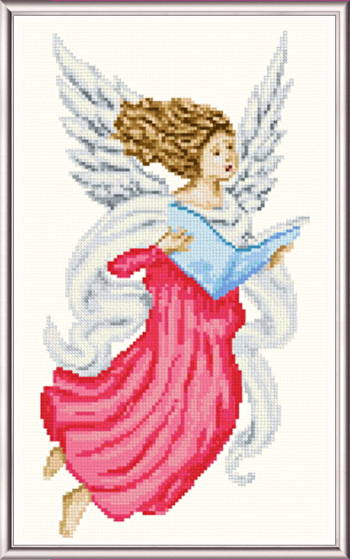 Singing Angel Cross Stitch Pattern angels