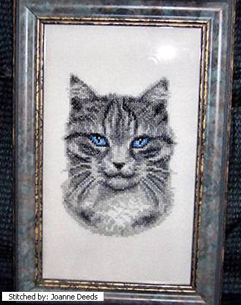 TIGER cross stitch pattern