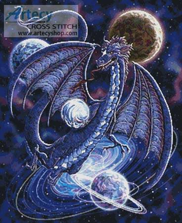 Dragon cross stitch kit or pattern | Yiotas XStitch