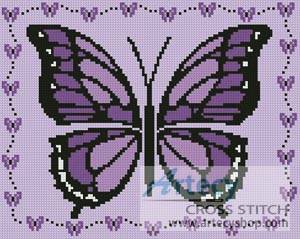 Golden Light Designs: Free Cross Stitch Chart - Yellow Butterfly