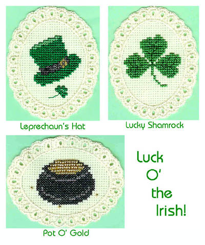 Luck O' the Irish Cross Stitch Pattern fantasy